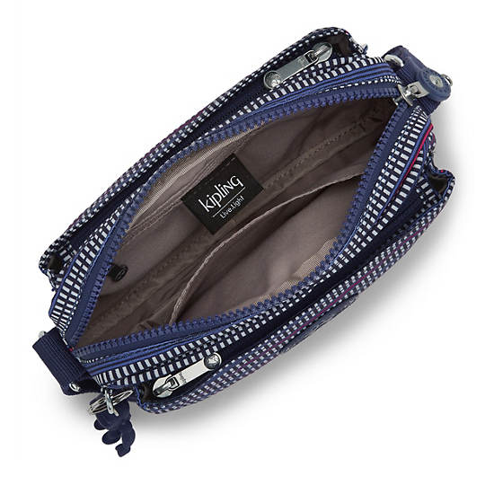 Sacs Crossbody Kipling Abanu Printed Bleu | FR 2178RV